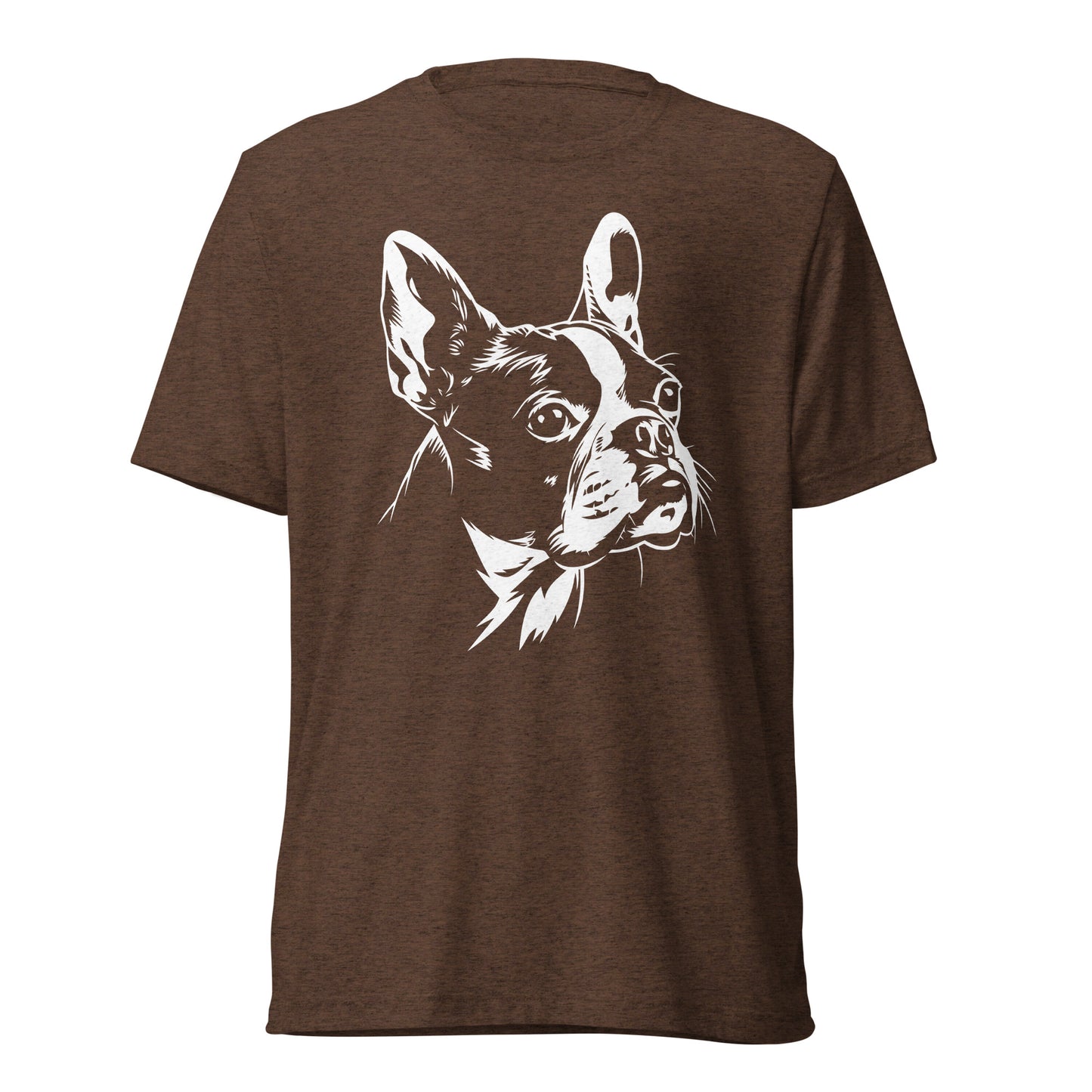 Boston Terrier Dog [00315] T-Shirt Unisex Triblend