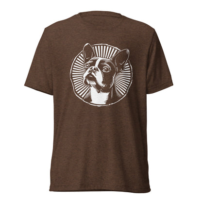 Boston Terrier Dog [00314] T-Shirt Unisex Triblend