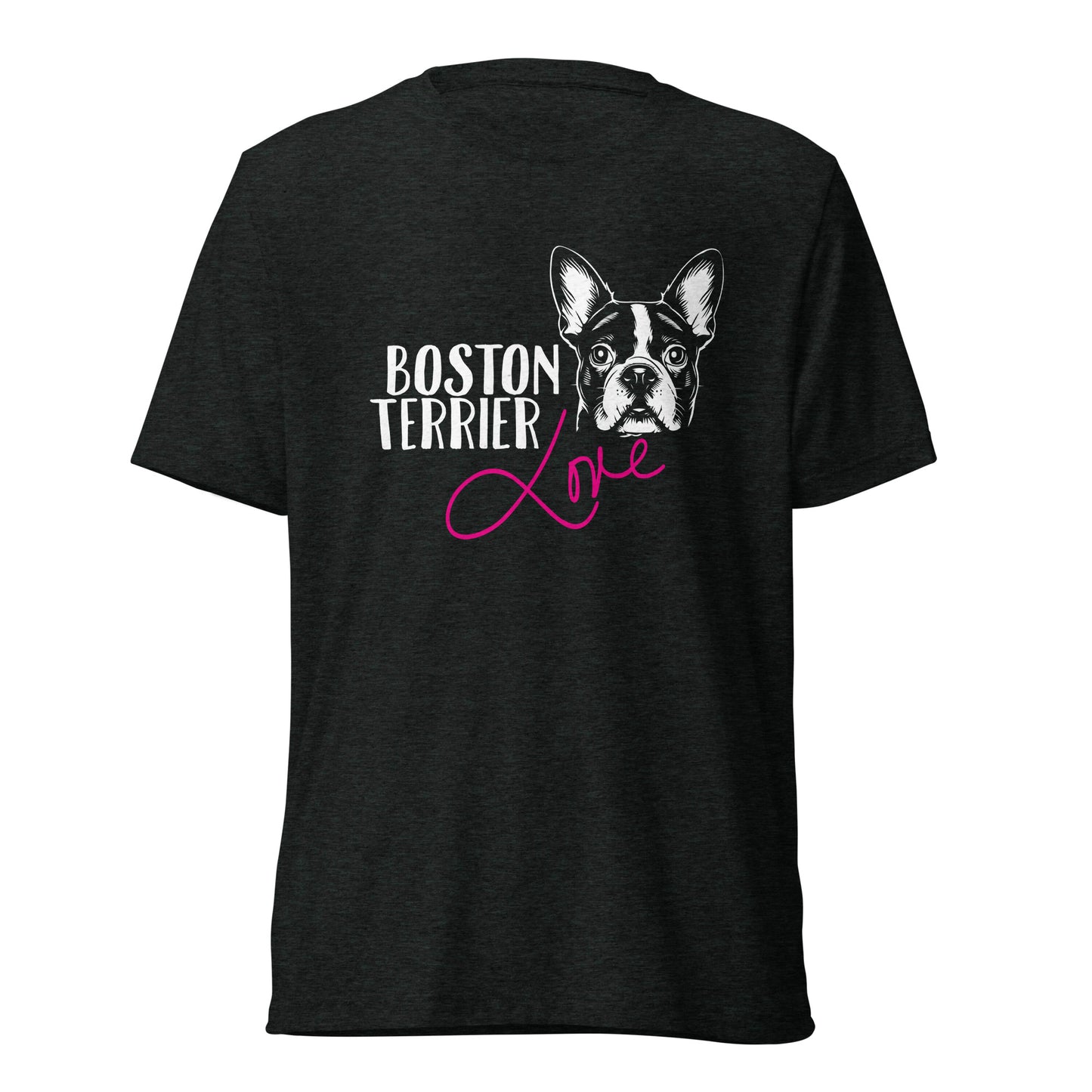 Boston Terrier Dog [00316] T-Shirt Unisex Triblend