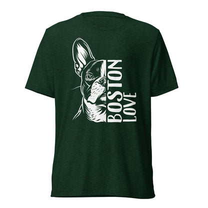 Boston Terrier Dog [00318] T-Shirt Unisex Triblend