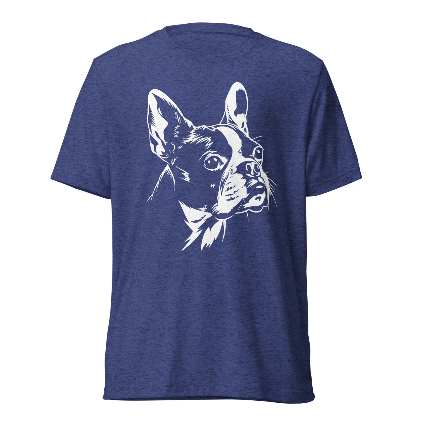 Boston Terrier Dog [00315] T-Shirt Unisex Triblend