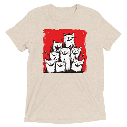 00330 Katzenliebe mRs T-Shirt Unisex Tri-Blend