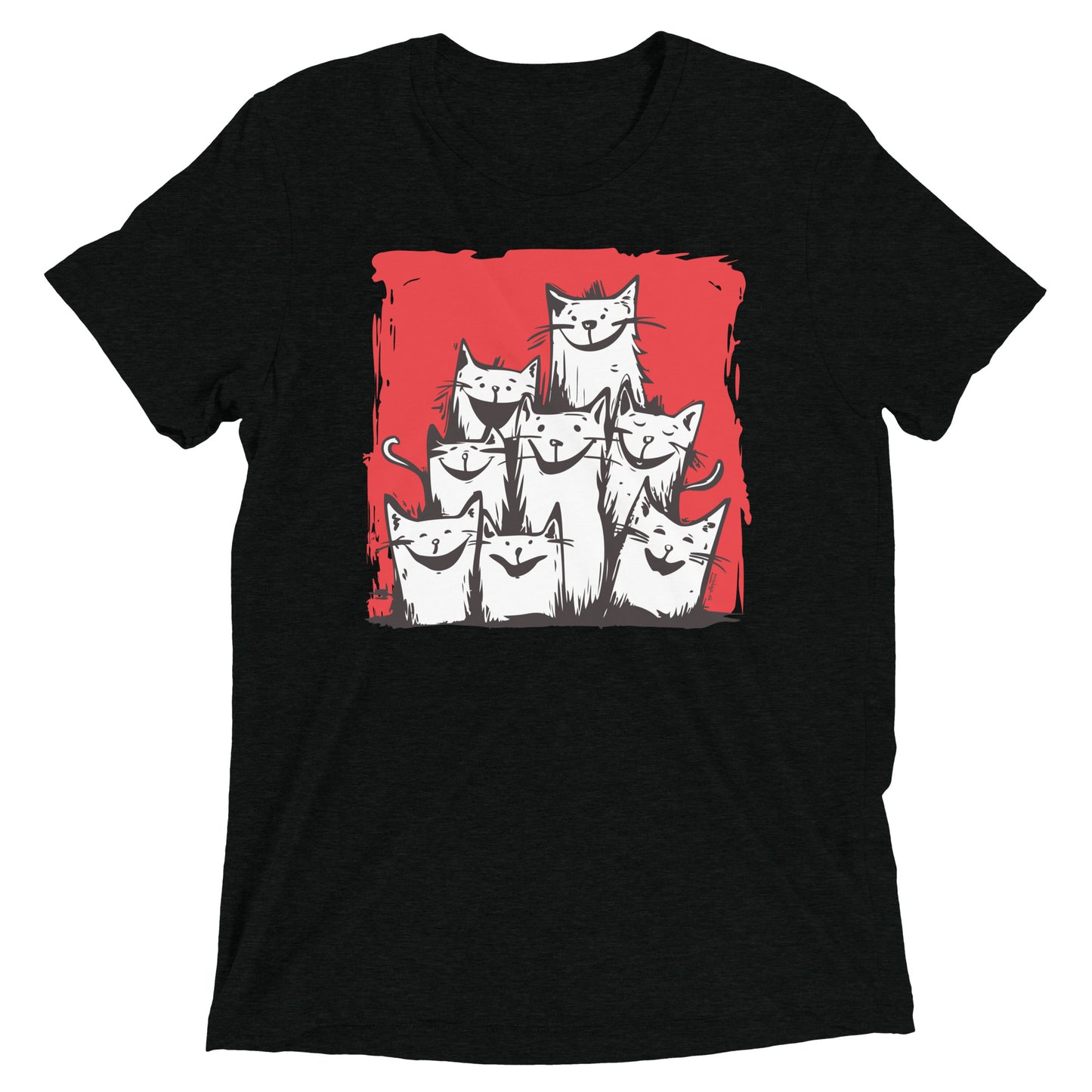 00330 Katzenliebe mRs T-Shirt Unisex Tri-Blend