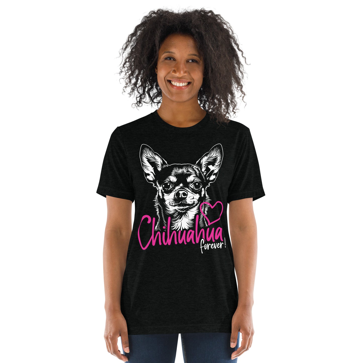 Chihuahuadog forever [00326] T-Shirt Unisex Triblend