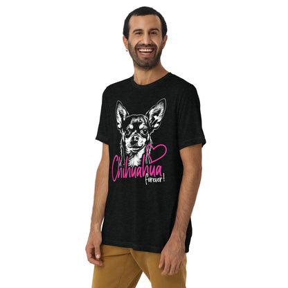 Chihuahuadog forever [00326] T-Shirt Unisex Triblend