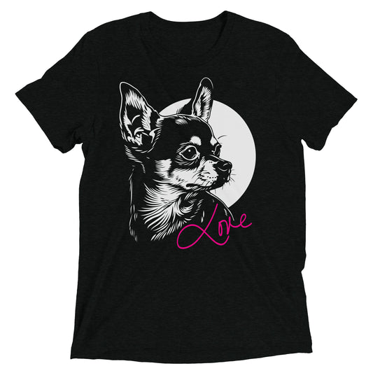 Chihuahuadog Love [00323] T-Shirt Unisex Triblend