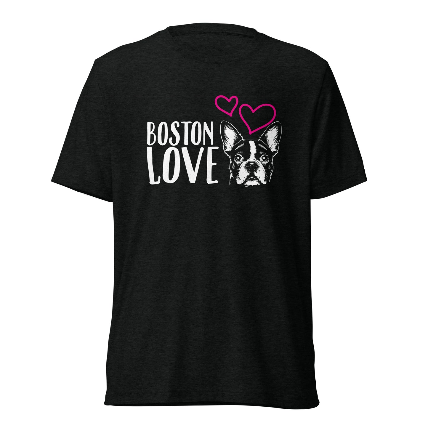 Boston Terrier Dog [00316] T-Shirt Unisex Triblend