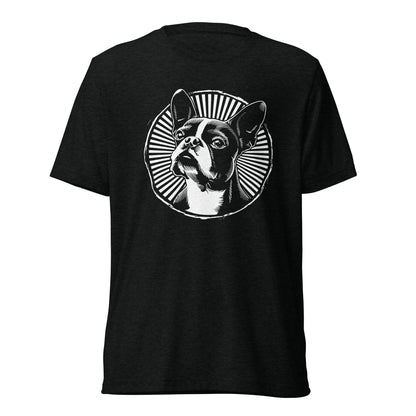 Boston Terrier Dog [00314] T-Shirt Unisex Triblend