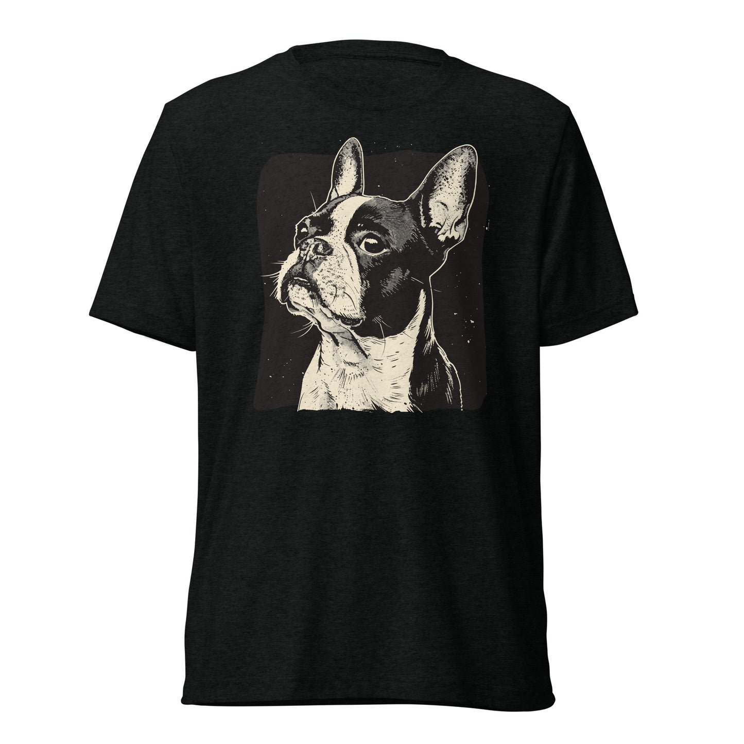 Boston Terrier Dog [00312] T-Shirt Unisex Triblend