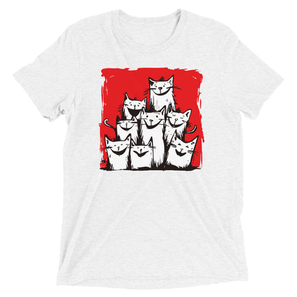 00330 Katzenliebe mRs T-Shirt Unisex Tri-Blend