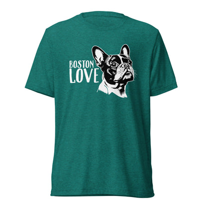 Boston Terrier Dog [00317] T-Shirt Unisex Triblend