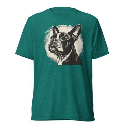 Boston Terrier Dog [00310] T-Shirt Unisex Triblend