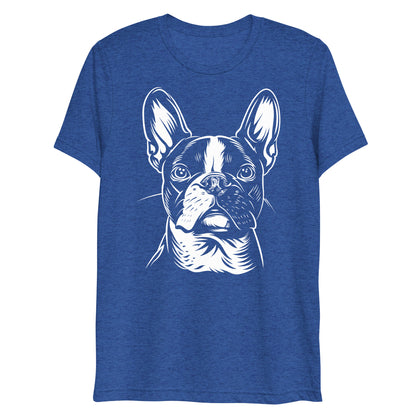 Boston Terrier Dog [00318] T-Shirt Unisex Triblend