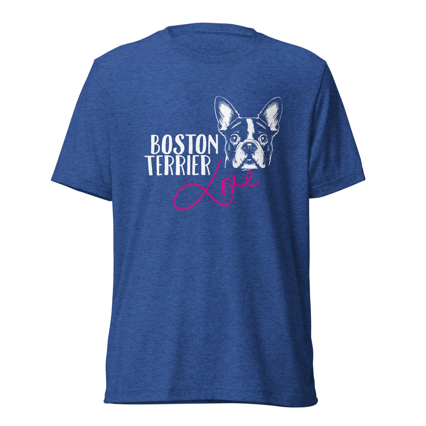 Boston Terrier Dog [00316] T-Shirt Unisex Triblend