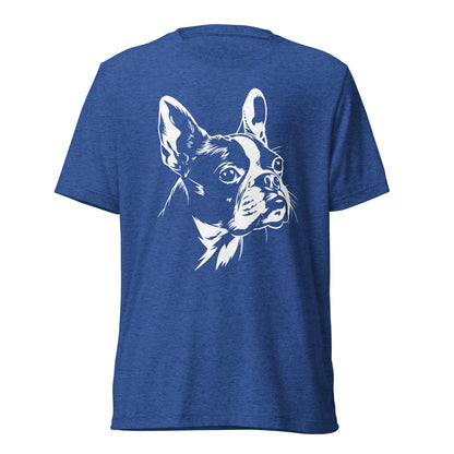 Boston Terrier Dog [00315] T-Shirt Unisex Triblend