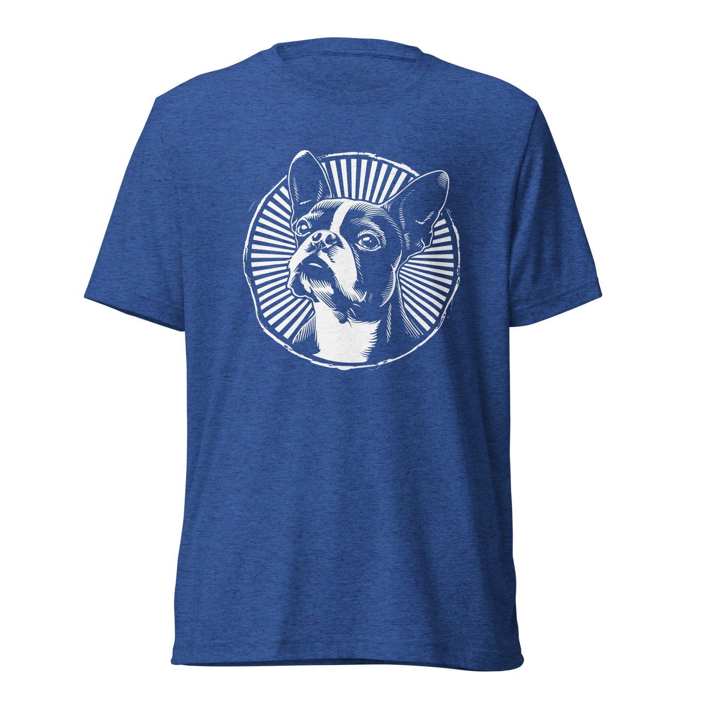 Boston Terrier Dog [00314] T-Shirt Unisex Triblend