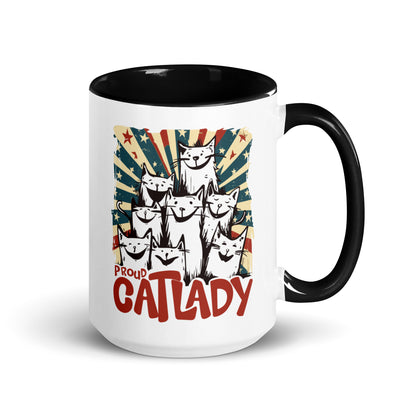 Katzenliebe - Stolze Katzenlady [00333] Tasse