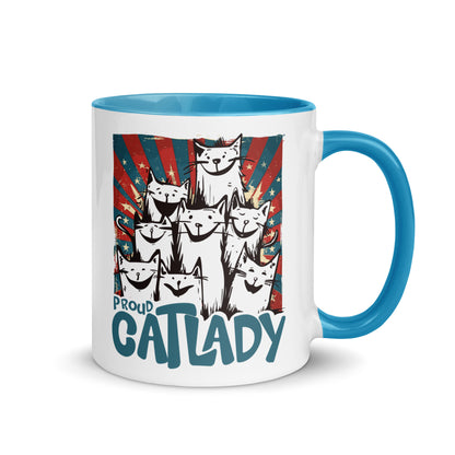 Katzenliebe - Stolze Katzenlady [00333] Tasse