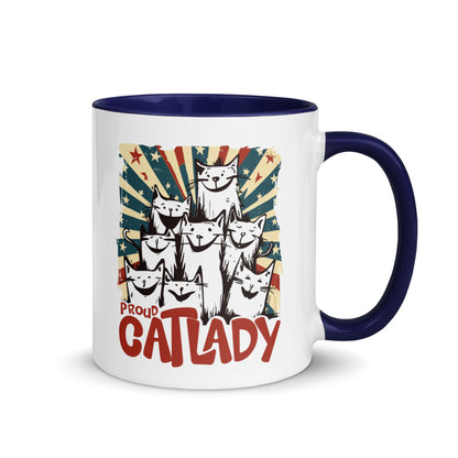 Katzenliebe - Stolze Katzenlady [00333] Tasse