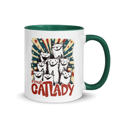 Katzenliebe - Stolze Katzenlady [00333] Tasse