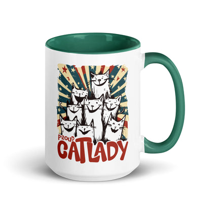 Katzenliebe - Stolze Katzenlady [00333] Tasse