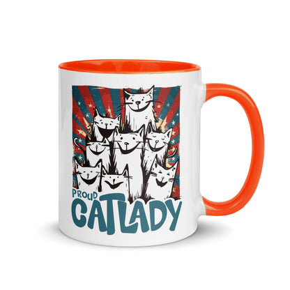 Katzenliebe - Stolze Katzenlady [00333] Tasse