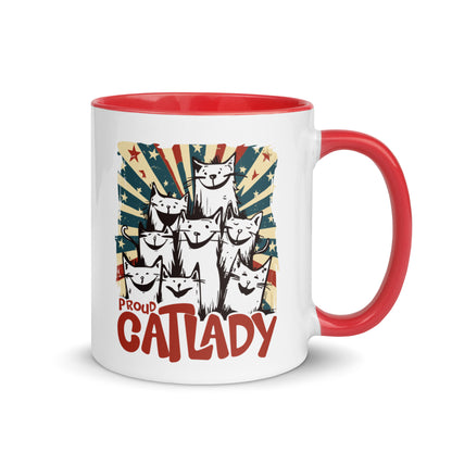 Katzenliebe - Stolze Katzenlady [00333] Tasse