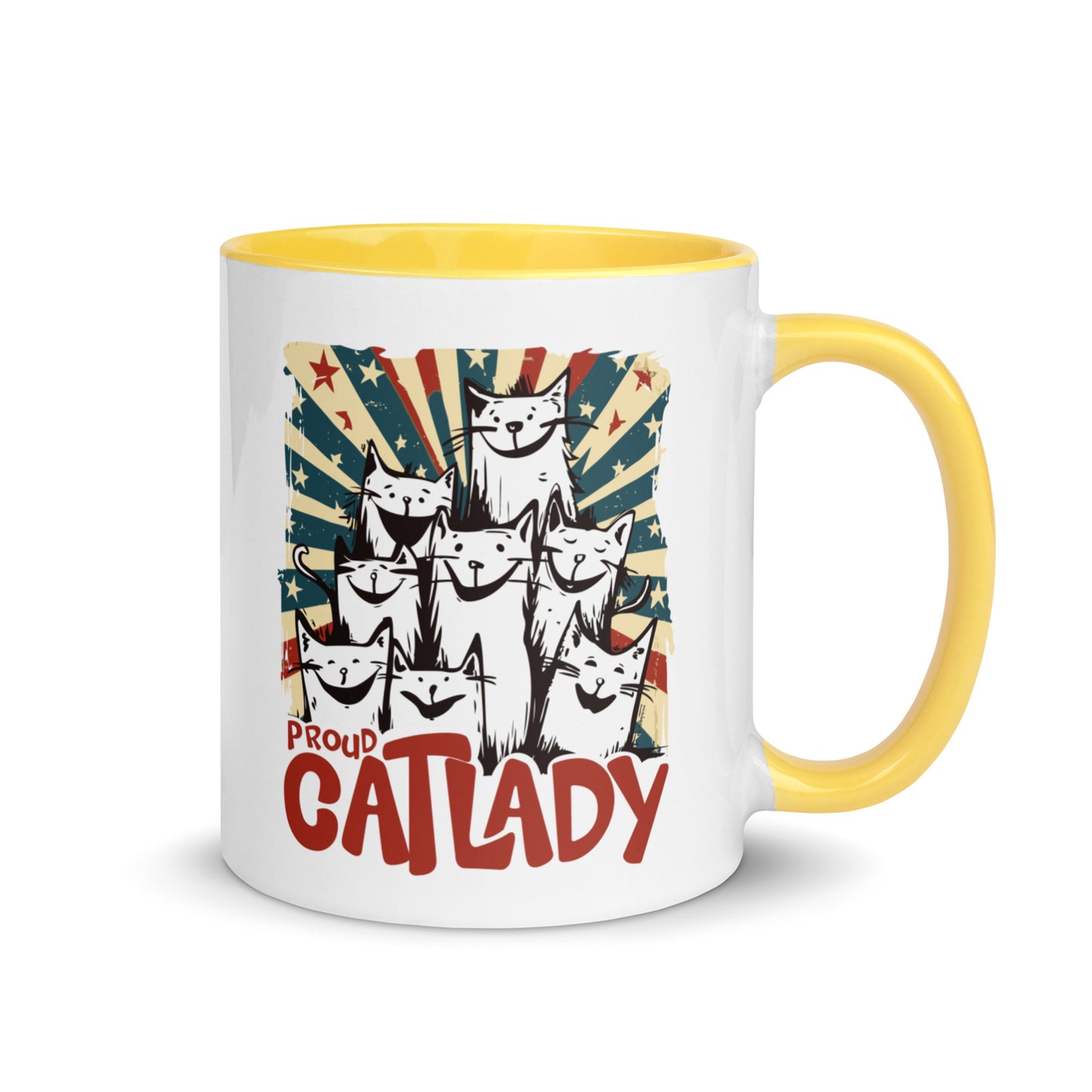 Katzenliebe - Stolze Katzenlady [00333] Tasse