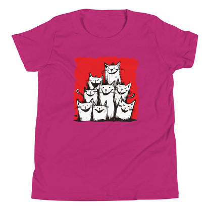 00330 Katzenliebe T-Shirt Jugend Basic