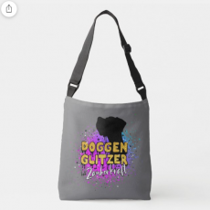 Great Dane / Deutsche Dogge, Doggenglitzer hat Zauberkraft, Tasche erhältlich im zazzle-Shop