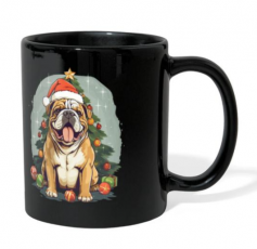 Englische Bulldogge - Weihnacht - Tasse | English Bulldog - Christmas 00256