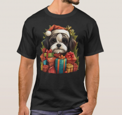 Shih Tzu Weihnacht 00257 - T-Shirt